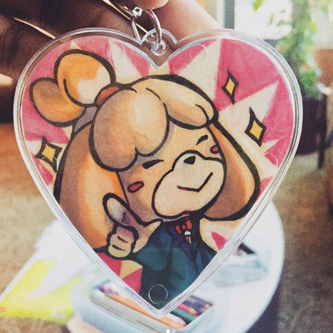 Custom Keychain - Isabelle